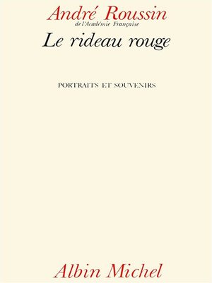 cover image of Le Rideau rouge